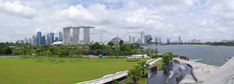 Auf dem Marina Barrage Museum